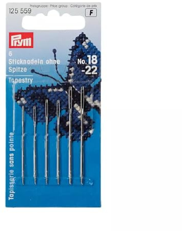 Prym Cross Stitch Tapestry Needles for Embroidery - per Pack of 6
