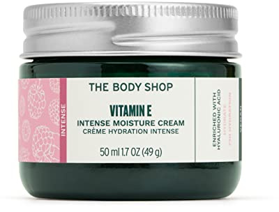 The Body Shop Vitamin E Intense Moisture Cream unisex, Vitamin E Intensive Feuchtigkeitscreme 50 ml, 1er Pack (1 x 50 ml)