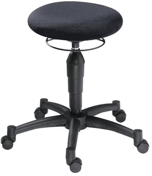 Topstar Tabouret Balance 10 - Ø assise 360 mm - noir - Tabouret Tabouret roulant Assis-debout Tabouret d'atelier Tabouret marchepied Tabourets Tabourets d'atelier Tabourets marchepieds