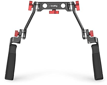 (New Version) SMALLRIG Rosette Handle Kit with Rosette Extension Arm for Camera Shoulder Rig Support - 2002F