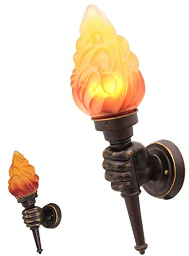 Portador De La Antorcha Lámpara De Pared Retro E27 Lámpara De Pared Personalidad Creativa Industriewind Apliques Antorcha Antigua Luces De Pared Bar Café Sala De Estar Hotel Iluminación De Pared