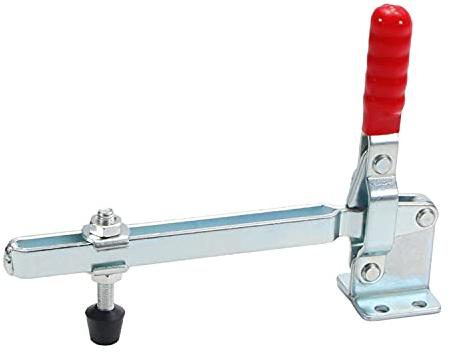 Utoolmart Vertikale Klemme, blau, verzinkter Hartstahl, Handwerkzeug, Knebelklemme, 180 kg Spannkraft, Schnellspanner und Schnellbefestigung, Knebelklemme, Werkzeug, Modellnummer GH-101-D-151pcs