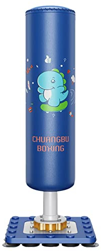 Punching Bags Boxing Punching Bag, Household Boxing Target Stand, Gym Vertical Tower Bag, Adult Children Boxing Training Fitness Equipment, Cushioning Rubber Mat, Safety Protective Cover Speed Bags