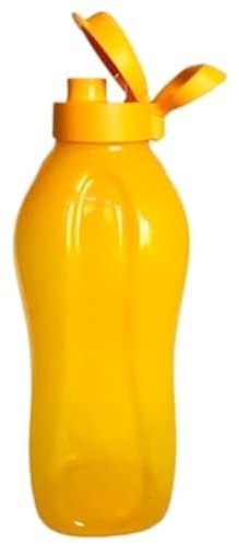 Tupperware to Go Eco Easy 2 Liter Trinkflasche mit Clipverschluss und Henkel orange