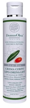 LIPO-DRENA-LIFT CREMA Body – Minskar fula från celluliter och vattenretention – smalande och uppstramande effekt – jämnar och tonar upp huden – 150 ml – ECO-BIO - Domus Olea Toscana