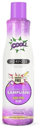 Morfose 2in1 Sulfatfrei Keratin Hair Shampoo 500ml – Haarshampoo für stark geschädigtes und überstrapaziertes Haar – Reparierend, pflegend, sulfatfrei