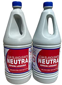 Lejía para Ropa • Blanqueante Neutra Especial Lavadora • Blanco Puro • Pack Ahorro de 3 Unidades
