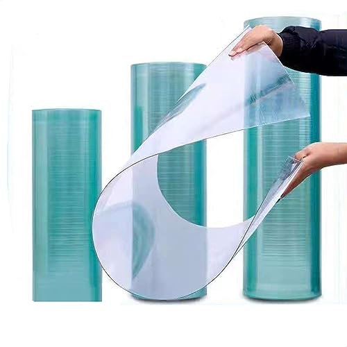 Placas de Policarbonato,Hoja de Plástico Transparente Ligero Panel Duradero Láminas Repuesto para Invernadero Resistentes a Luz para Techos,Cocheras,Solarios y Cerramientos (0.5x1m)
