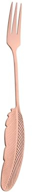 8Pcs Gold Cake Forks Ice Cream Coffee Tea Stirring Fork Dinnerware Set Creative Fork 304 Stainless Steel Kitchen Cutlery (Color : 8Pcs Rose Fork)