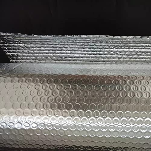 Doppelte Luftpolsterfolie, reflektierende Isolierung, spart Energie, mit Reflectix-Wärmedämmung für Haustierhäuser und Garagen (1 x 20 m)