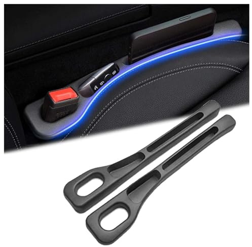 BFRDGE 2PCS Auto Sitzlückenfüller Stopfen, für Hyundai Staria (Minivan) 2021 2022 2023 2024 2025 Aufbewahrungsbox für Autositze, Autositz Gap Organizer Storage Box,A Black