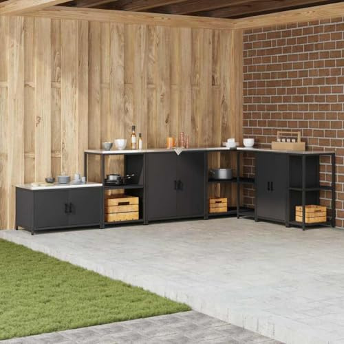 Frdhee Buffet De Salle à Manger,Ensemble de Rangement Cuisine 2 pcs Blanc 150 x 50 x 92 cm, Facile à Assembler