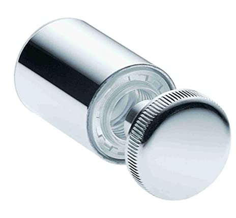 RÖSLE Wandbefestigung, Edelstahl 18/10, zur Befestigung von Normleisten an der Wand, Silberfarben