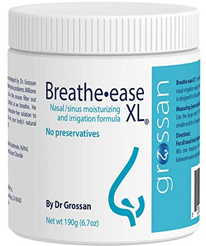 Grossan Breathe-easeXL Nasal/Sinus Irrigation Salt Jar