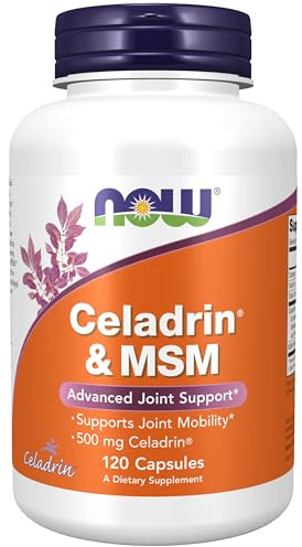 NOW Foods Supplements, Celadrin® & MSM, 500 mg of Celadrin®, Advanced Joint Support*, 120 Capsules