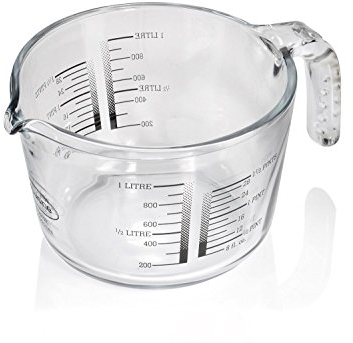 Pyrex 4936926 Glass Measuring Jug 1 L (1.75 Pints) - Transparent