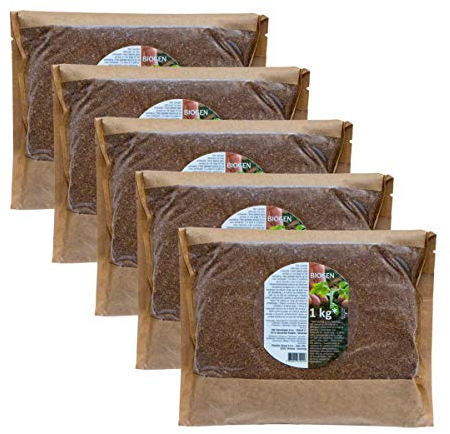 Skaza Bokashi Organko Activateur de Compost EM (Micro-Organismes Efficaces) – Activateur EM pour Déchets de Cuisine, Composteur et Engrais Naturel – 5X 1 kg