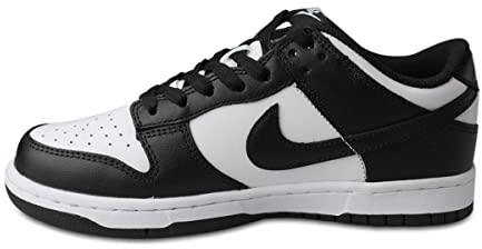 Nike Damen Dunk Low Sneaker, Weiß, Schwarz, Weiß, 41 EU