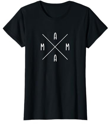 Damen Mama Mutter Vater Kind Familie Partner Look Muster Set T-Shirt