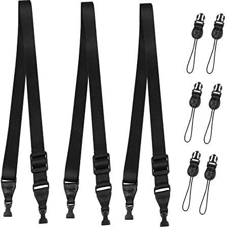 Confezione da 3 tracolla regolabile: comoda per iPad cinturino in nylon per iPad/Samsung Tablet Caso, fotocamera binoculare Crossbody Laptop Bag..