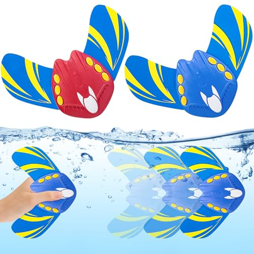 Woltoy 2 Stück Tauchspielzeug, Pool Spielzeug Kinder Mit Verstellbaren Flügeln, Schwimmbad Spielzeug Geeignet für Schwimmbäder, Badewannen, Außenbereiche