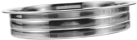 Alipis Elegante Piatto per La Comunione in Acciaio Inossidabile Piatto Sacro Religioso per La Cottura Forno Piatto per Il Pane Multifunzione per I Servizi Religiosi