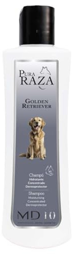 Pack Rutina Limpieza - Champú para Golden Retriever 300 ml + Spray Desenredante e Hidratante para Perros sin Aclarado 250 ml - Rutina de Higiene Completa para tu Golden - MD10 Collection