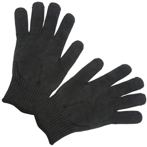 Veemoon Cut-resistant Gloves for Cutting and Slicing Safety Gloves for Hand Protection in Black for Men Working Made of Nitrile Material