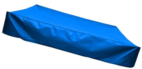 OUNONA Quadratische Sandkastenabdeckung, 150 x 150 cm, wasserdichter Oxford-Sandkastendeckel für den Außenbereich, Schutzabdeckung für Spielzeug, Sandkästen, kleine Schwimmbecken und Gartenmöbel