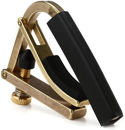 SHUBB - C1B Original, Kapodaster für Gitarre mit Stahlsaiten, Bronze