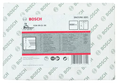 Bosch 4000x PRO SN21FH, Streifennagel, 21° Vollkopf, 60G | Länge 60 mm, Zubehör Nagler