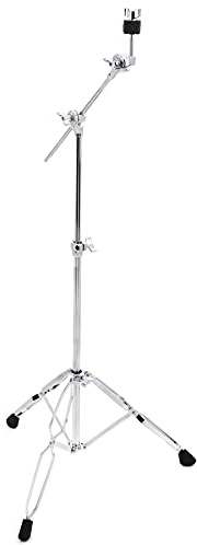 Gibraltar 4709 Boom Cymbal Stand, Lightweight Double Braced Chrome Hardware, with Hideaway Boom Tilter and Geared Cymbal Adjustment, Hinged Height Control for Drum Kits and Percussion Setups