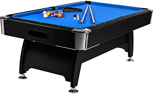 GAMES PLANET 8 ft Billardtisch Premium“ + Zubehör, 9 Farbvarianten, 244x132x82 cm (LxBxH)