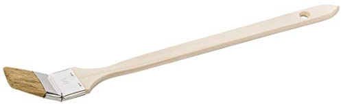 1A Malerwerkzeuge 12 Heizkörperpinsel 50 mm Chinaborste hell Eckenpinsel Winkelpinsel Maler Pinsel Eck Lack zur Verarbeitung von lösemittelhaltigen Farben, Lacken und Lasuren