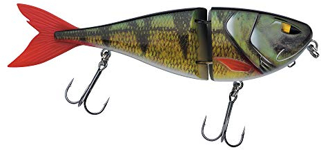 Berkley Zilla Jointed Pike Hecht Angelköder, 18cm, Perch
