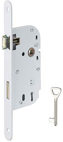 THIRARD - Serrure axe à 50 mm, coffre épaisseur 10 mm PDT ½ tour V/BR 1 clé