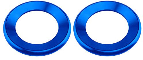 Auto Lautsprecher Dekorativer Ring, Asudaro 2Stück Auto Lautsprecher Kreis Trim Audio Lautsprecher Dekorativer Ring Aluminiumlegierung Auto Tür Audio Lautsprecher Ringe Kompatibel mit Civic 2016-2018
