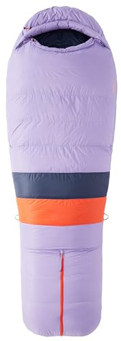Marmot Women's Teton Long, Down Adult Mummy Sleeping Bag, 650 Duck down Filling, extra Long, Very Light and warm, 183 cm, Suitable down to -40°
