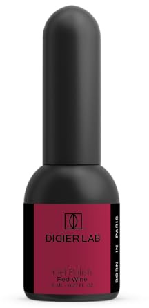 DIDIER LAB Premium Gel Nagellack Studios Red Wine – TPO-frei UV LED Gel Polish – Langanhaltender Hochglanz – Intensive Pigmentierung & einfache Anwendung – Splitterfestes Soak-Off Farbgel – 8ml