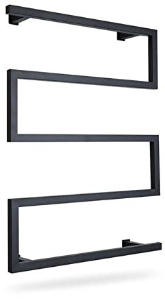 Scaldasalviette elettrico a parete, scaldasalviette riscaldato, scaldasalviette caldo in acciaio inossidabile 304 per scaldasalviette elettrico a parete antracite termostatico perfetto radiatore per