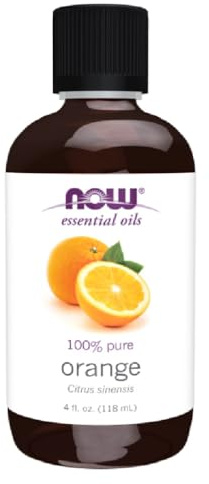 NOW Foods - Huile Essentielle d'Orange Pure | Arôme Citronné Vivifiant pour la Positivité et la Fraîcheur - 118 ml