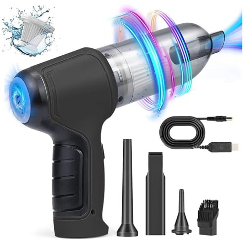Cordless Vacuum Cleaner Handheld, 12000pa High Power And Usb Charging Mini Vacuum For Kitchen Light And Portable Vacuum For Carpet, For Car,Office And Home Cleaning,Black