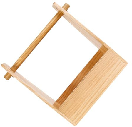 MERRYHAPY 1stück Outdoor Aufbewahrungsbox Aus Holz Tragbare Camping-Box Mit Stabilem Design Für Gewürze Getränke Und Werkzeuge Mit Tragegriff Für Garten Und Zuhause