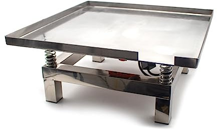 Table vibrante en béton 50x50CM banc d'essai de Vibration bloc d'essai plate-forme de Vibration en acier inoxydable Mini Table de Vibration