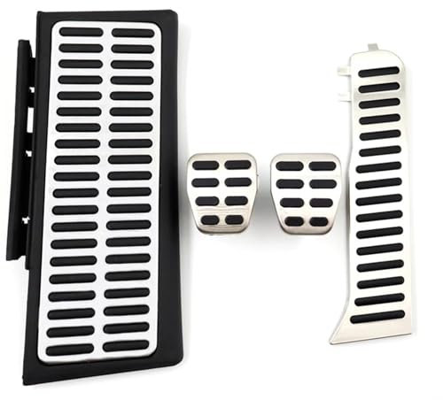 Auto Pedal Abdeckung Für Q3 RS MK1 8U 2012 2013 2014 2015 2016 2017 2018 Auto Kupplung Pedal Abdeckung Gaspedal Bremspedal Abdeckung Pads Bremse Pedalkappen(Style 4)