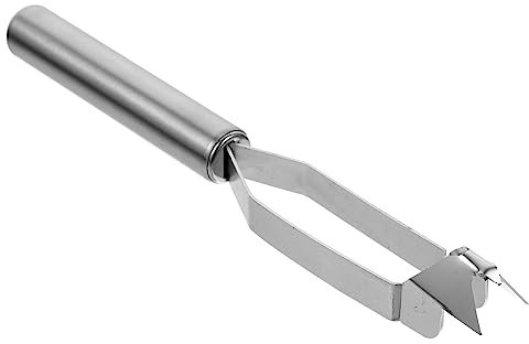 Cabilock Peladores de Piña de Acero Inoxidable, 2 Piezas, Plata