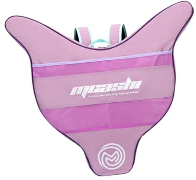 harayaa Swim Fin Bag Monofin Carrier Bag Shoulder Bag Adjustable Strap Diving Equipment Storage Bag Mermaid Fin Backpack for Beach, Violet