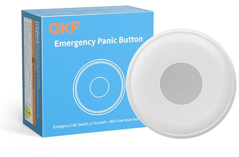 QKF Mini-Funkschalter, Zigbee2MQTT Schalter, Intelligente Taster, 3 Way Smart Switch, Kompatibel mit Home Assistant, Alexa, Erfordern Zigbee Hub