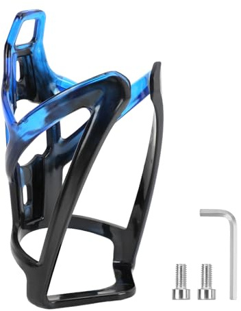 KOMCLUB Bike Water Bottle Holder Ultralight & Sturdy Bike Water Bottle Cage Universal Bike Cup Holder Rack for Bicycle, MTB, Mountain, Gravel, Road, eBike | Adult/Kids Black
