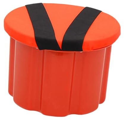 SUIOPPYUW Trädgårdskuddestol Bärbar Lätt Unik Elastisk Rem Lätt att Rengöra Fiske Camping Och Trädgård Trädgårdspall Lantbruksarbetspall Fiskestol, 18 cm papper